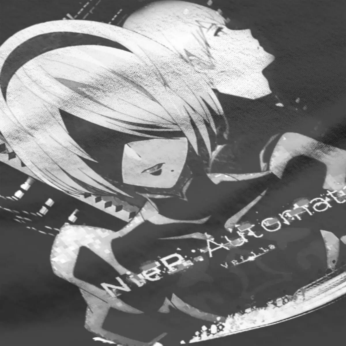 Футболка для видеоигр Nier Automata футболка с принтом 14-го машинного героя из аниме YorHa