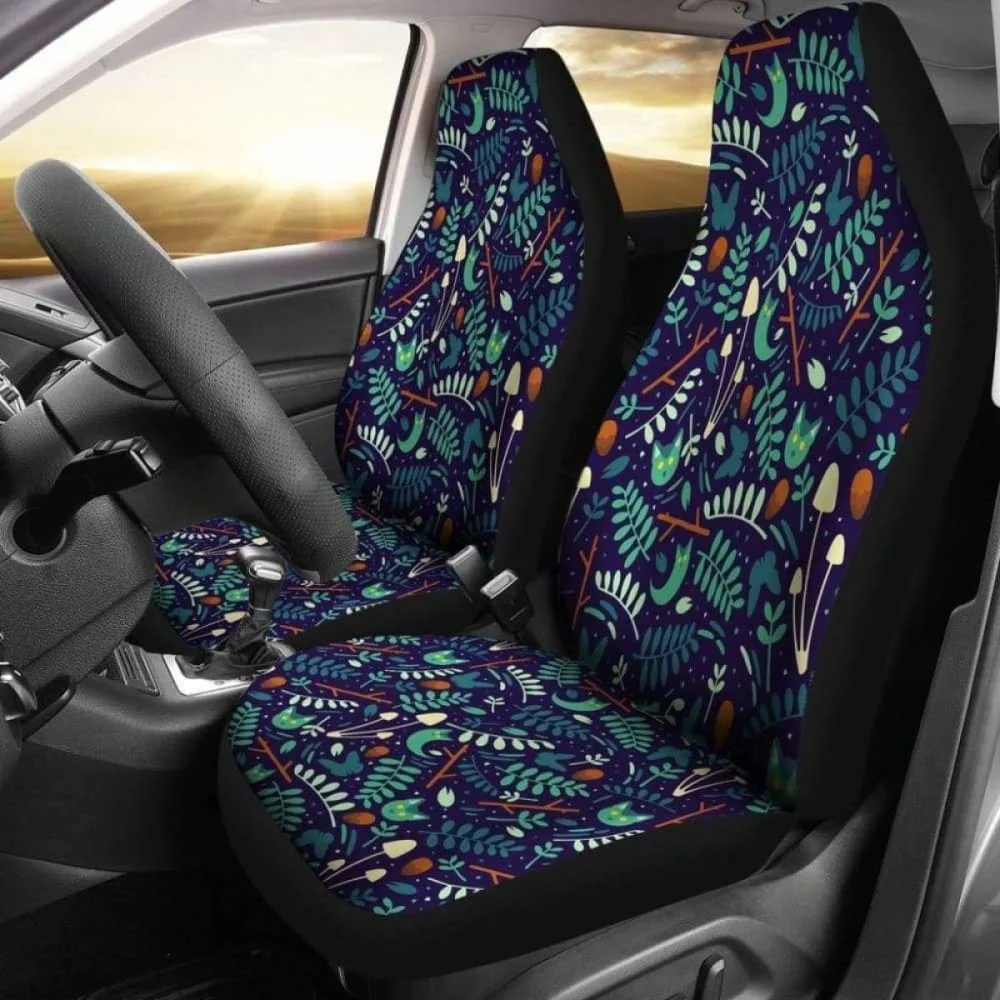 

Night Leaf Car Seat Covers,Pack of 2 Universal Front Seat Protective Cover