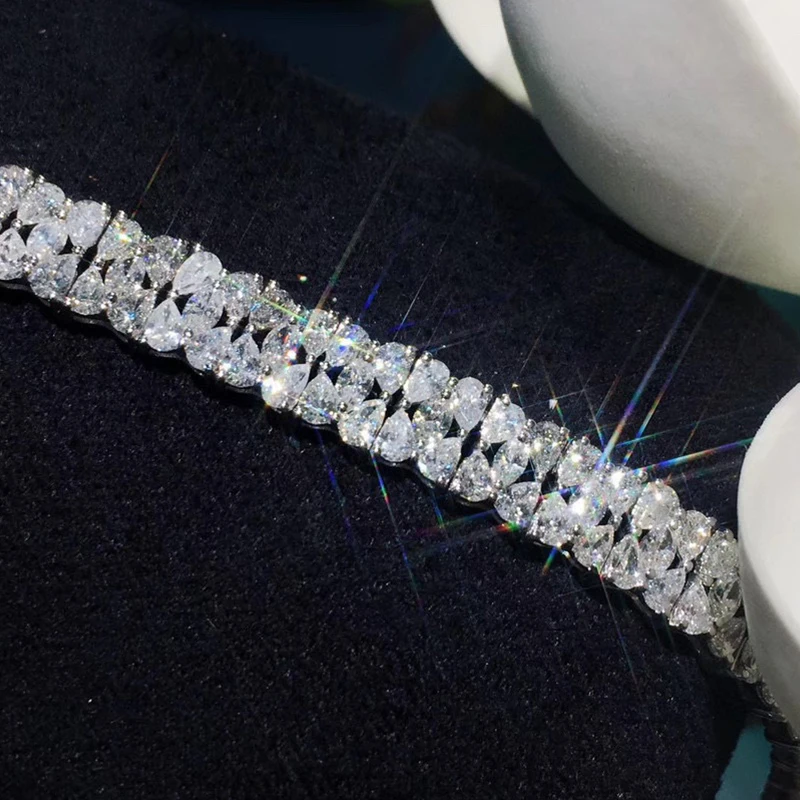 Aazuo 18K Изящные Ювелирные изделия из белого золота настоящие бриллианты 7 0 карат