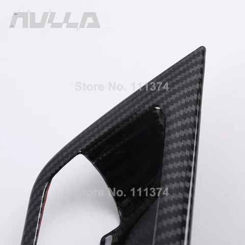 Карбон для Peugeot 5008 2017 2018 2019 2020 GT хромированная, для внутренней дверной ручки Catch Cover Trim, аксессуары для интерьера автомобиля