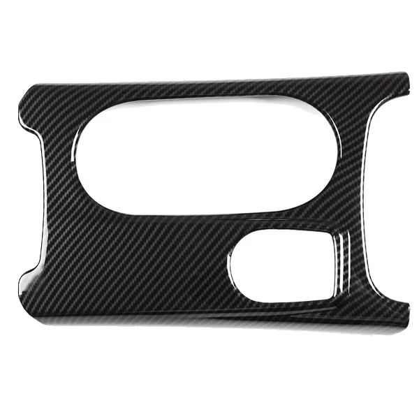 Автомобильная центральная консоль из углеродного волокна подставка для чашки