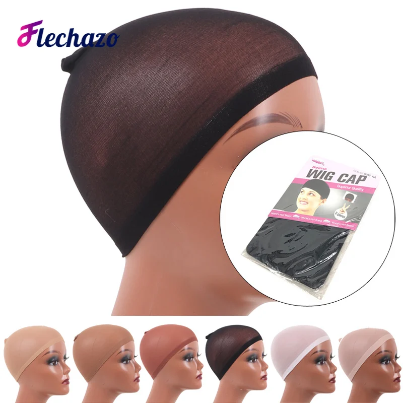 20Pieces Wig Caps In Bulk Stretchy Stocking Caps For Wigs Beige Brown Black Wig Cap For Women Nylon Wig Caps Hairnets For Weave