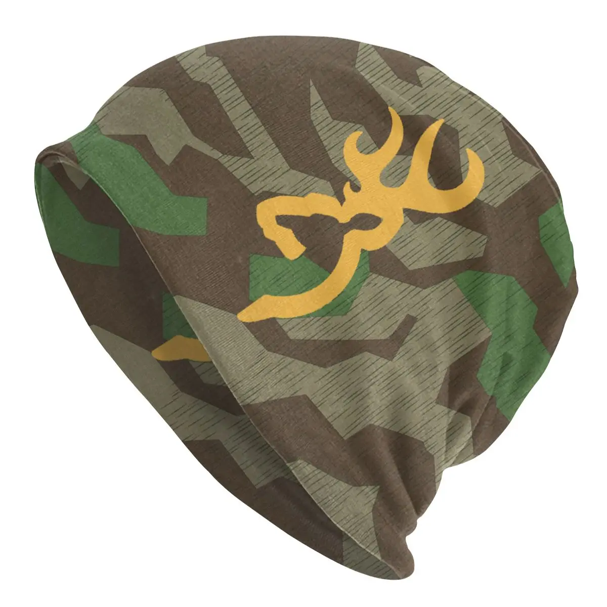 

Browning Camouflage Bonnet Femme Hip Hop Knitted Hat For Men Women Autumn Winter Warm Army Military Camo Skullies Beanies Caps