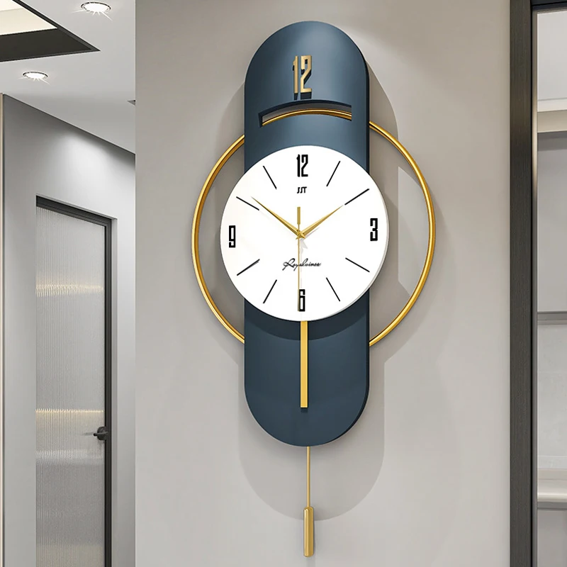 

Creative home decorative Nordic metal 3d modern minimalist wall clock for living room office shop decor