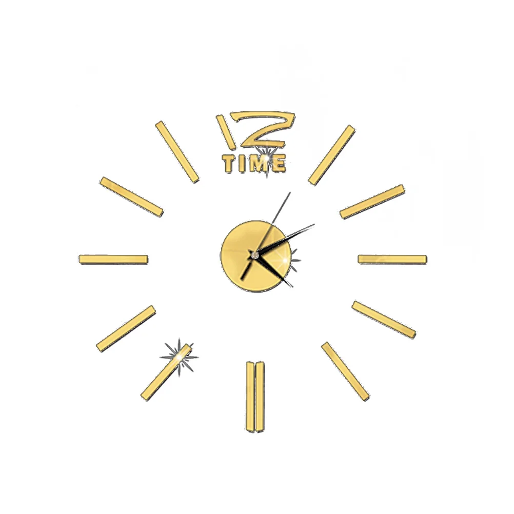 

Wall Clock Sticker 3D Decal Frameless Stickers Diy Watch Dancer Digital Decals