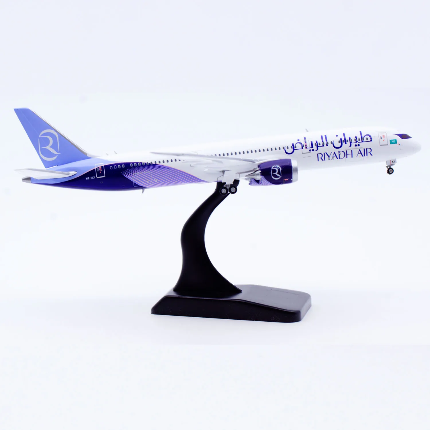 Фото Коллекционная модель самолета из сплава XX40647 JC Wings 1:400 Riyadh Air Boeing B787-9 