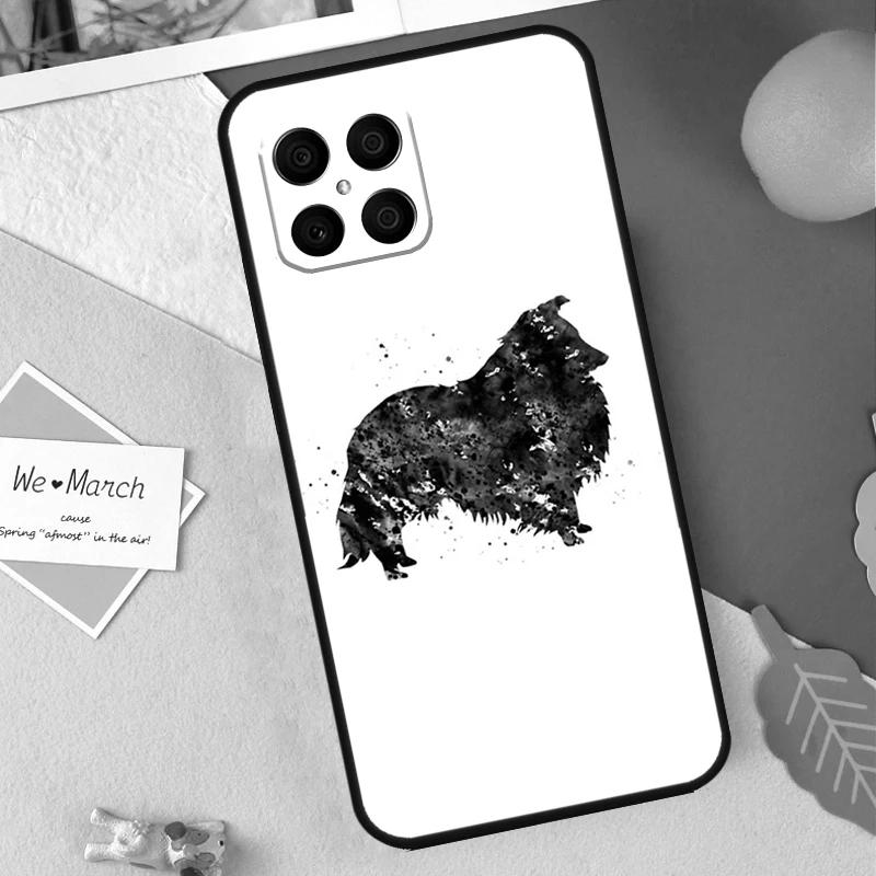 Чехол Shetland Sheepdog Dog для Honor X9b X8b X9a X8a X8 X9 X9c 50 70 90 Lite 200 Pro Magic 7 5 6 Cover