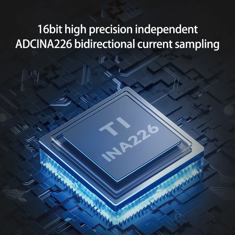 Измеритель напряжения и тока DC 4в-28в USB Тип C цифровой ЖК-дисплей PD3.1 тестер для