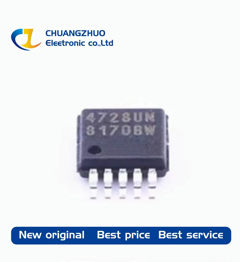 

1Pcs New original MCP4728-E/UN 6us 12 I2C 2.7V~5.5V MSOP-10 Digital To Analog Converters (DACs)