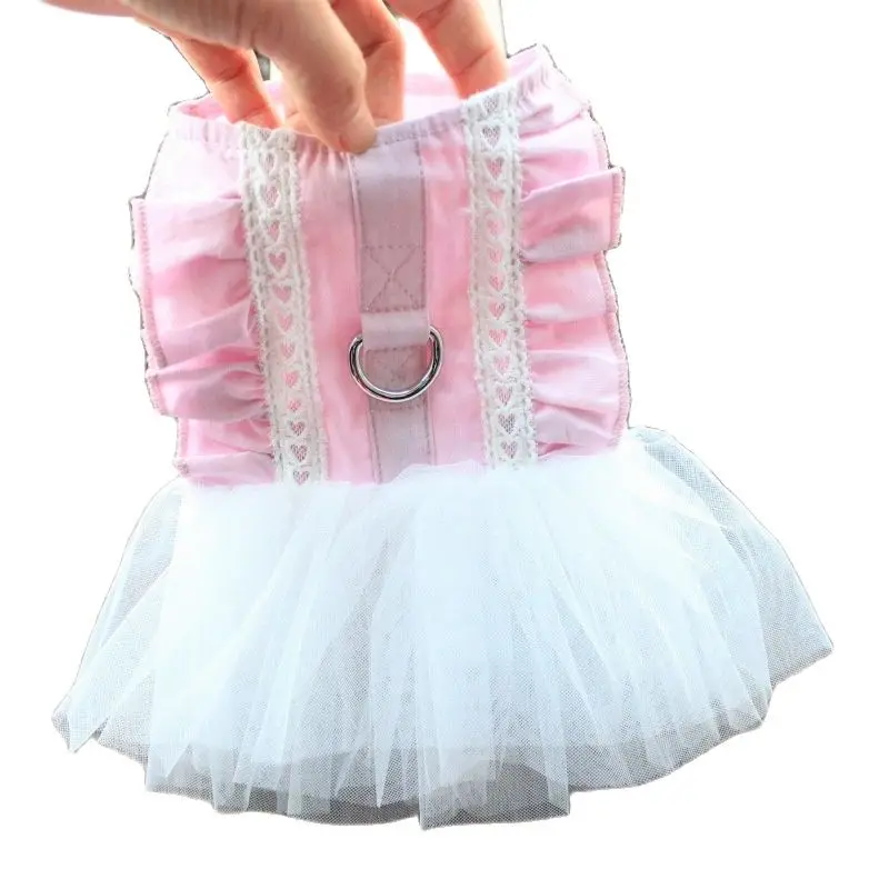 

Summer Puppy Clothes,Pet Female Dog Dress,Thin and Breathable,Suitable for Small and Medium-sized Teddy Yorkshire Chihuahua Coat