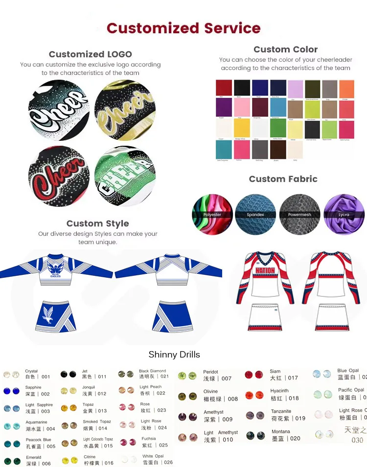Профессиональная Униформа чарлидинга индивидуальный стиль спортивная одежда
