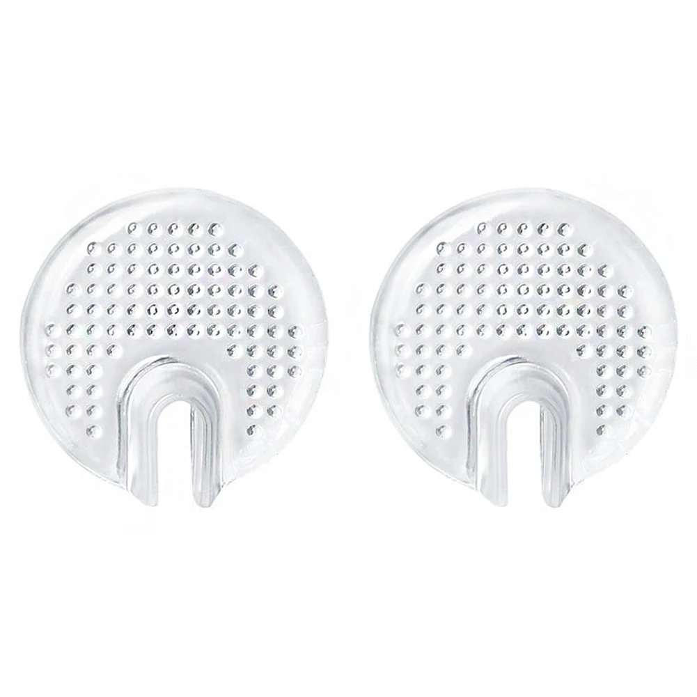 Silicone Flip Gel Cushions Pad Toe Protectors Anti-slip Transparent Forefoot Shoe Pads Insoles Cushion For Flip Flops Sandals
