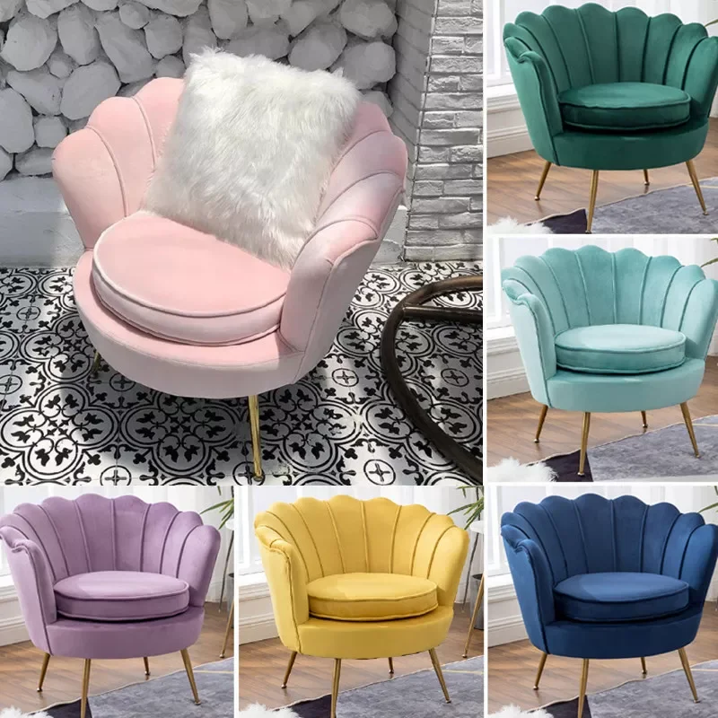 

Диван Ins для гостиной, домашняя мебель, современный минималистичный диван-стулья для макияжа, благородные одиночные диваны, нордическое кре...