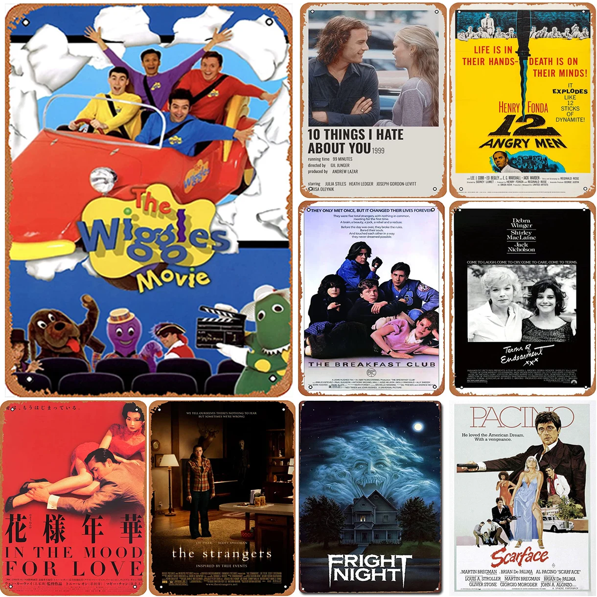 Винтажные Металлические Таблички Классическая Пленочная Вывеска