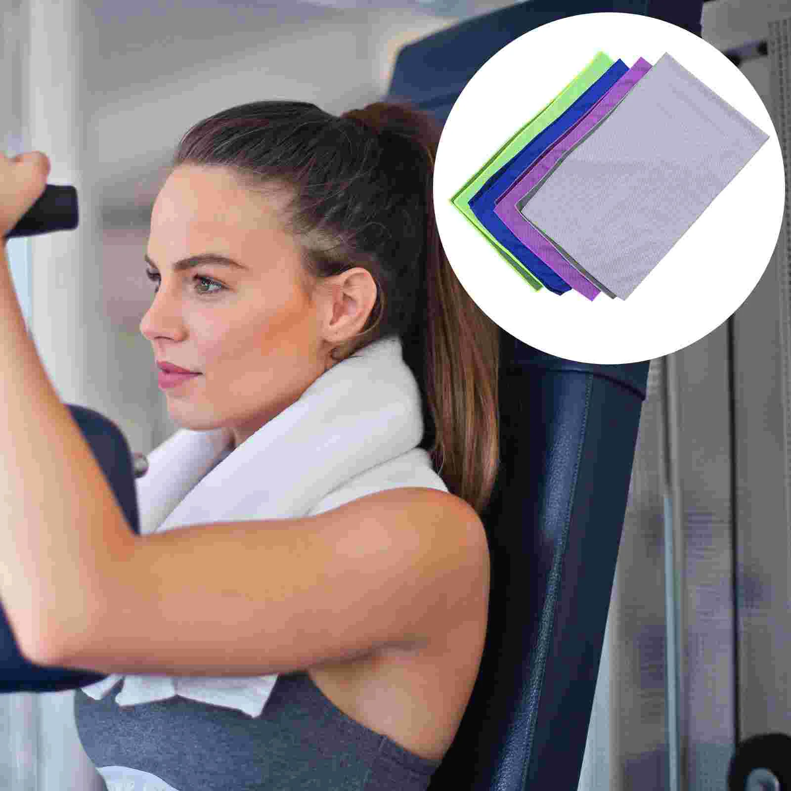 

4pcs Gym Cooling Quick-Drying Sweat-Absorbent Towel Summer Cold Towel