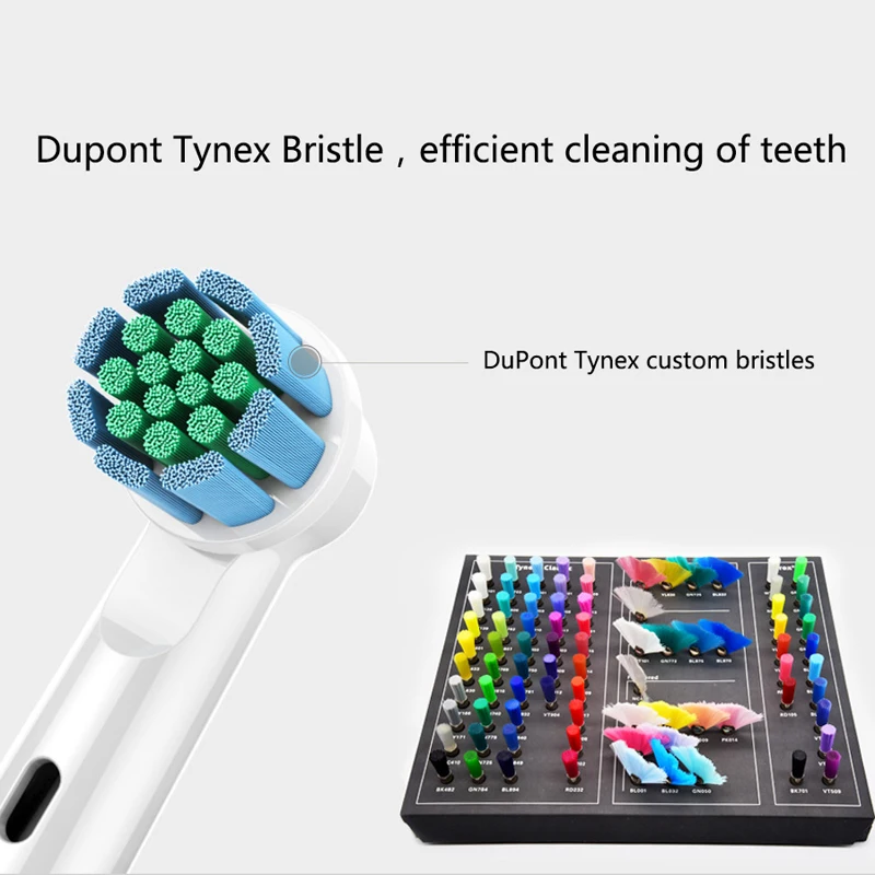 Electric Toothbrush Head Replacement Soft Bristles Tooth Brush Heads Personal Hygiene Clean Brushes Head For Oral B Home Travel