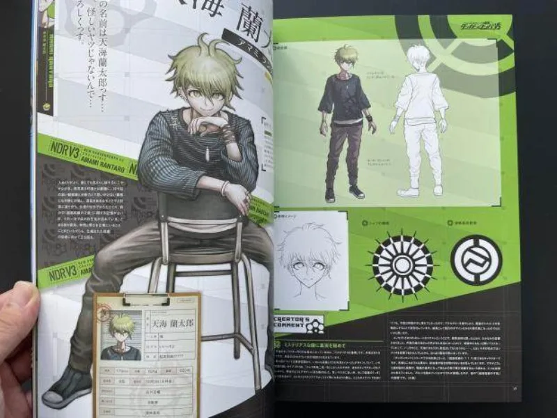 Фото Новая коллекция официальных материалов по Danganronpa V3: артбук «Убийственная гармония», супервысококачественная манга «Комаэда Нагито» для старшеклассников №5