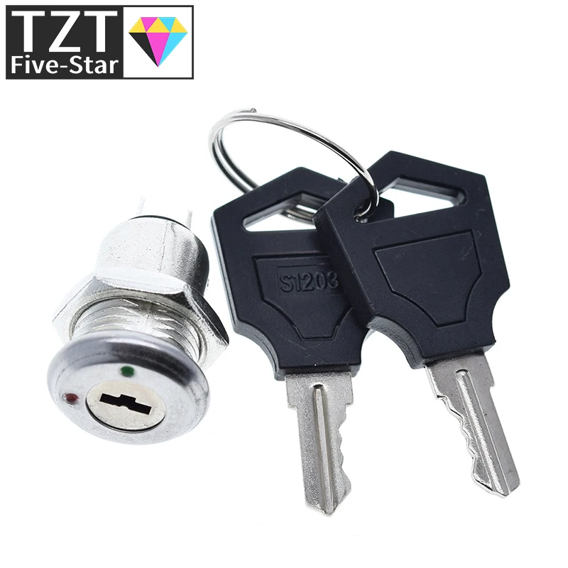 Выключатель блокировки телефона из нержавеющей стали 12 мм 2 контакта ключа