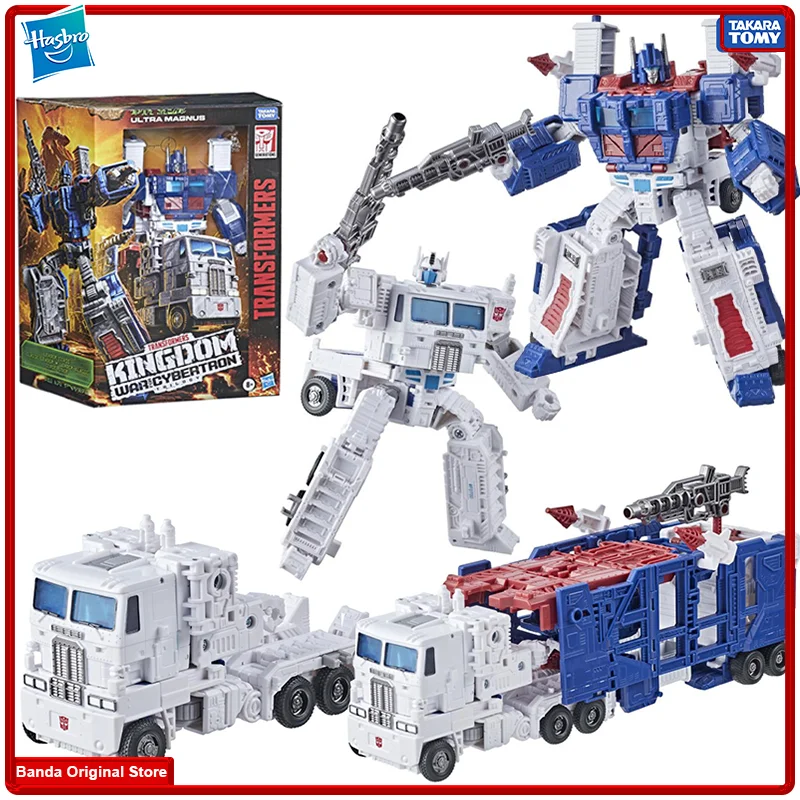 100% в наличии оригинальный Hasbro Takara Tomy War для Cybertron Kingdom Leader WFC-K20 Ultra Magnus F0700 Фигурки