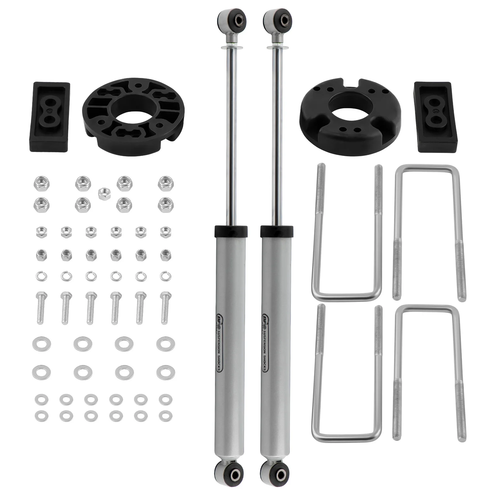 Комплект подъемника 2 дюйма с рычагами управления и ударниками для Ford F150 2009-2020