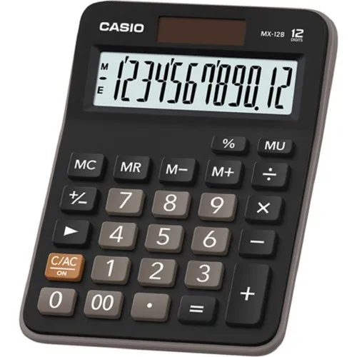 

Casio Mx-12b-Bk 12 Digit Desktop Calculator