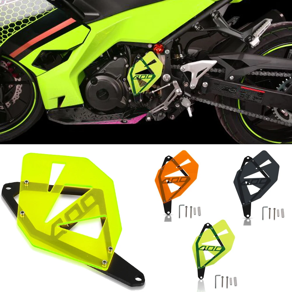 

For KAWASAKI NINJA400 Ninja 400 Z400 2018 2019 2020 2021 Motorcycle Front Sprocket Cover Chain Guard Crash Protector NINJA400