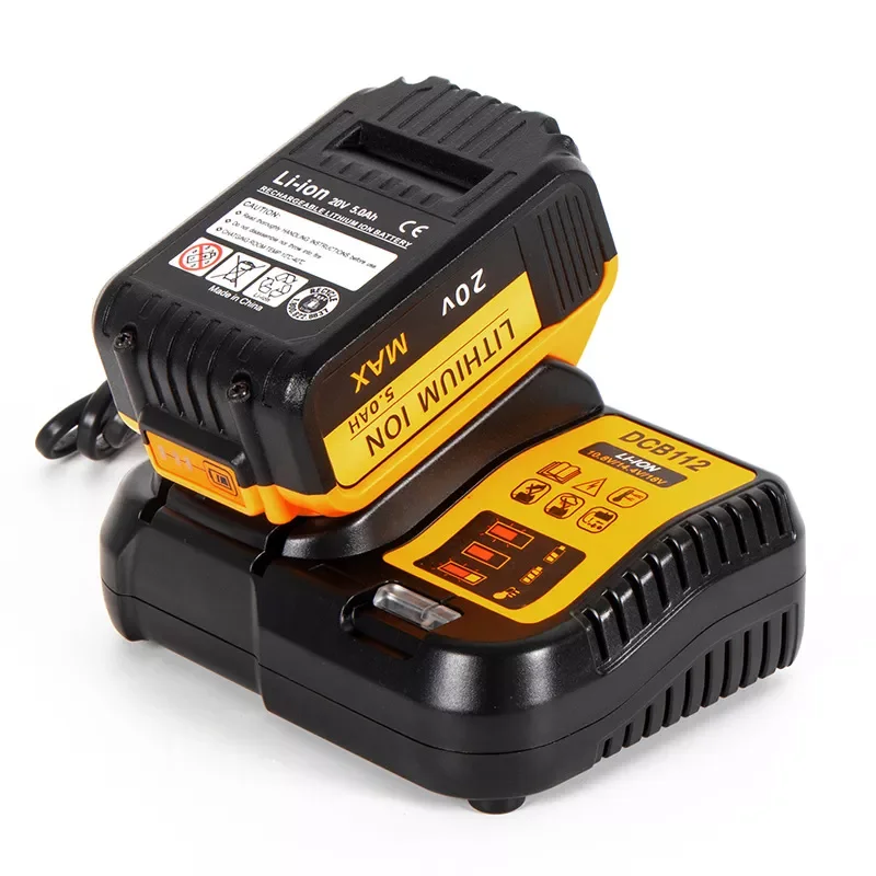 

NEW2023 2A/4.5A DCB112 DCB118 Li-Ion Battery Charger Charging For Dewalt 10.8V 12V 14.4V 18V 20V Dcb101 Dcb200 Dcb140 Dcb105 Too