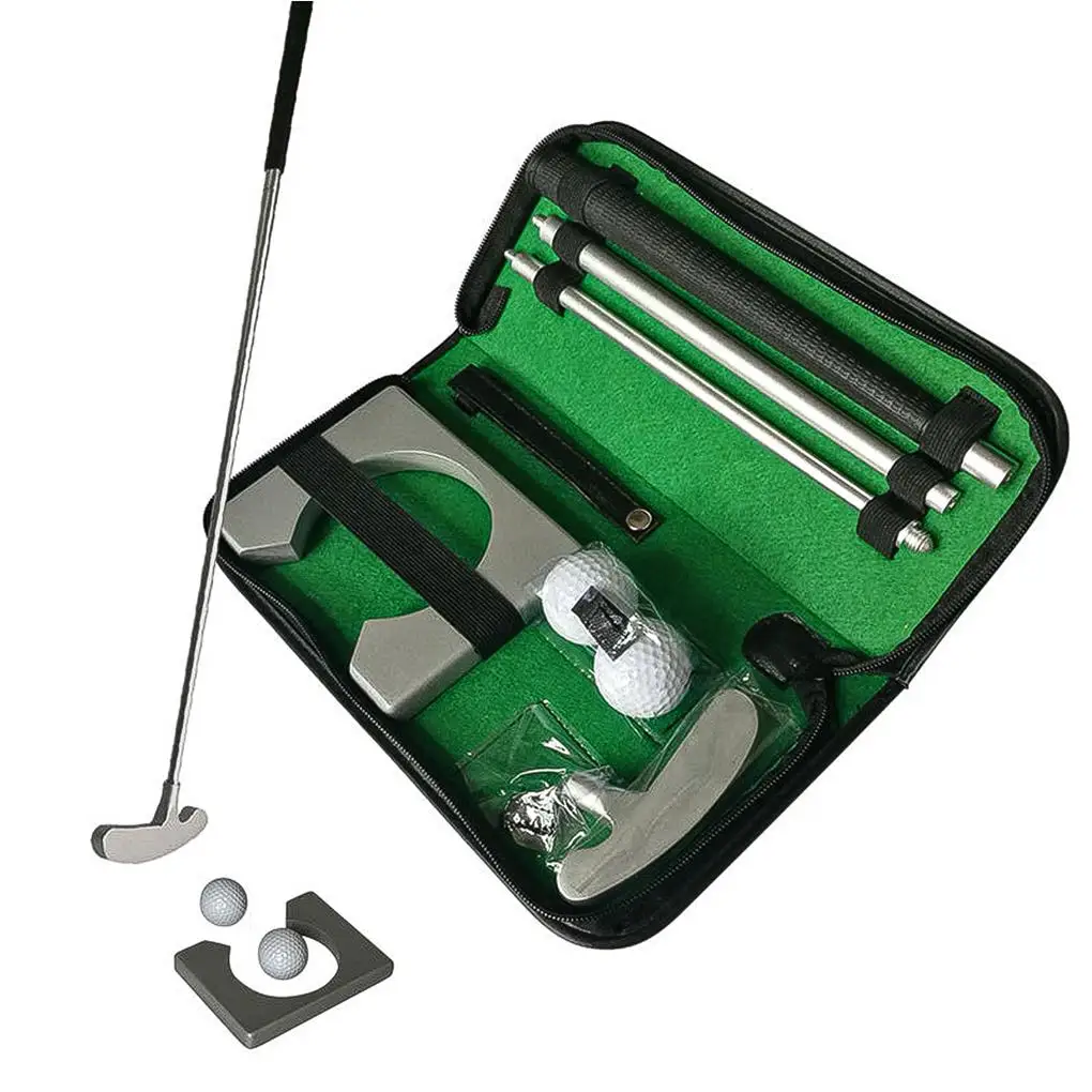 

Putter Set Training Aid Putting Head Convenience Exquisite for Beginners Aluminum Alloy Rubber Practice Kit Type 2