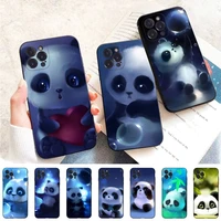 cute panda phone case for iphone 11 12 13 mini pro max 8 7 6 6s plus x 5 se 2020 xr xs funda case