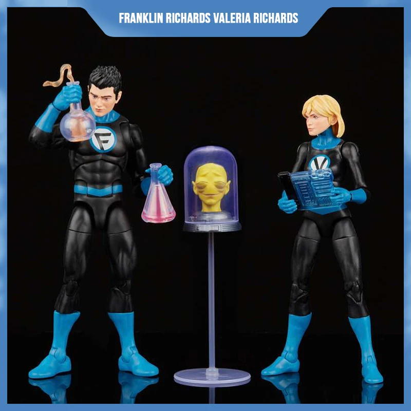 

Marvel Legends Franklin Richards Valeria Richards 2-Pack 6" Fantastic Four Action Figures Collection Model Statue Toys Gift