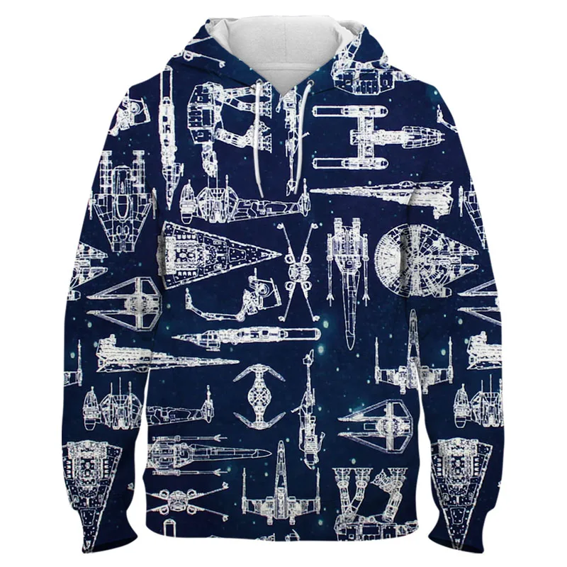 

Men's Hoodie Disney Movie Star Wars 3D Print Sweatshirt Fashion Harajuku Men's Pullover