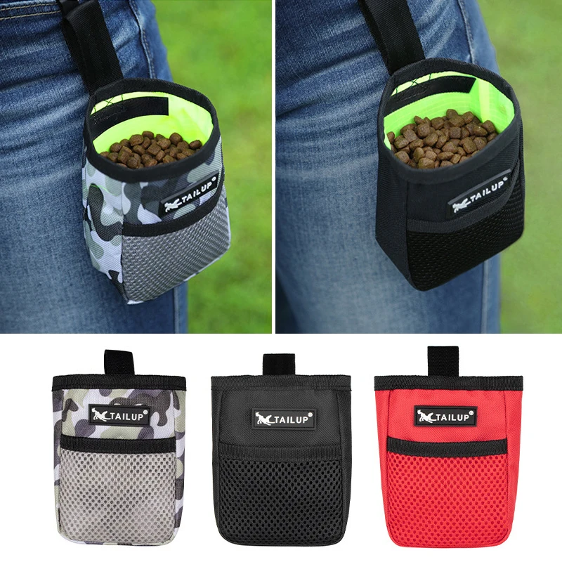 

Pet Dog Puppy Training Treat Snack Bait Pet Feed Pocket Pouch Obedience Agility Pouch Food Bag Pocket Snack Reward Waist Bag