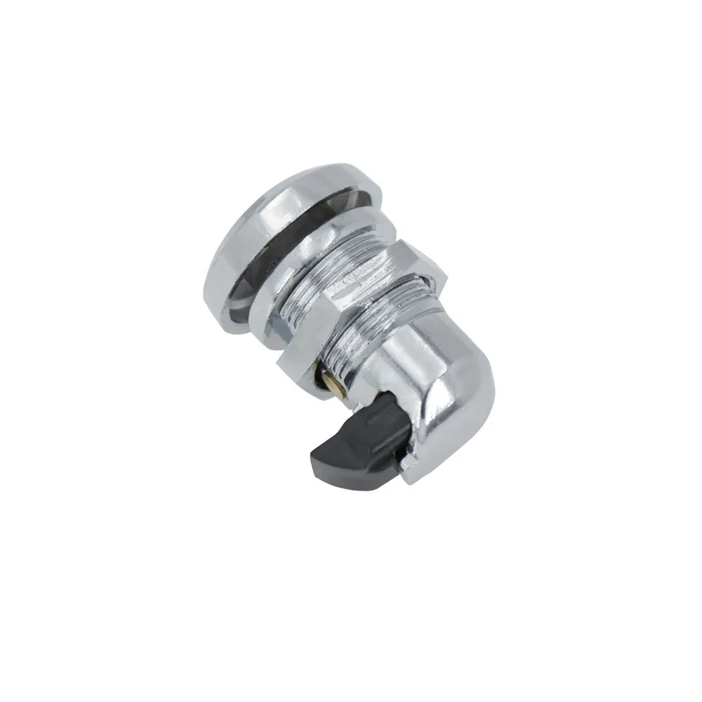 Черная/хромированная нажимная кнопка для мотоцикла защелка топливной двери