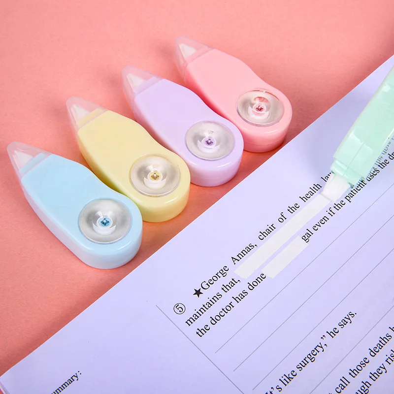 6 шт. Милая Корректирующая лента Kawaii Morandi инструменты для письма корректирующий