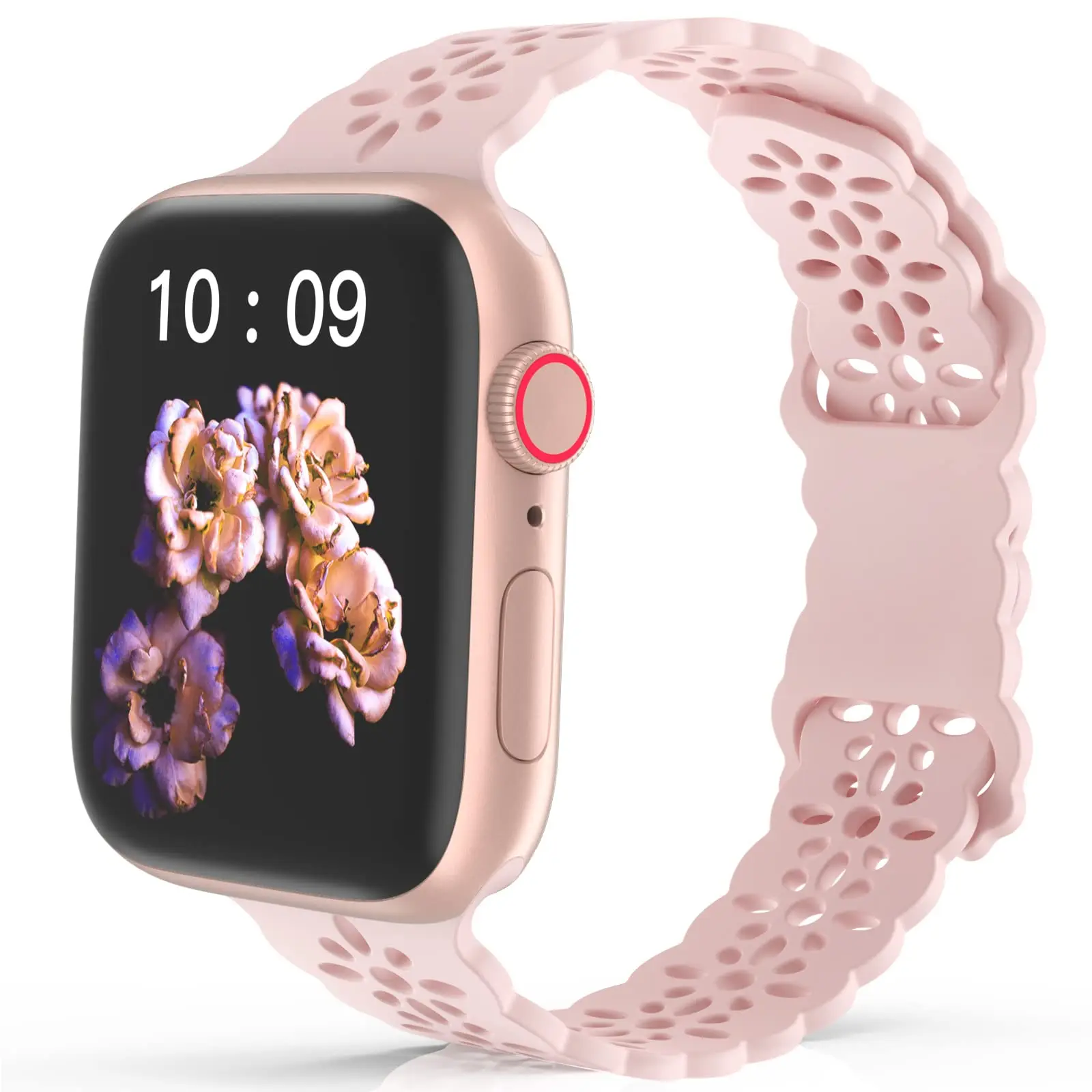 

Silicone Strap For Apple Watch band 44mm 40mm 45mm 41mm 38mm 42mm 44 42 38 40 45 mm watchband bracelet iWatch serie 3 4 5 6 se 7