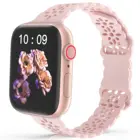 Ремешок силиконовый для Apple Watch band 44 мм 40 мм 45 мм 41 мм 38 мм 42 мм 44 42 38 40 45 мм, браслет для наручных часов iWatch Series 3 4 5 6 se 7