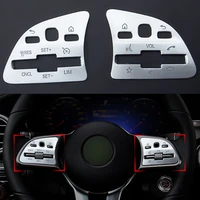 car steering wheel button switch panel cover trim lhd for mercedes benz a c e class glb glc gle w177 w205 w213 w247 w167 19 20