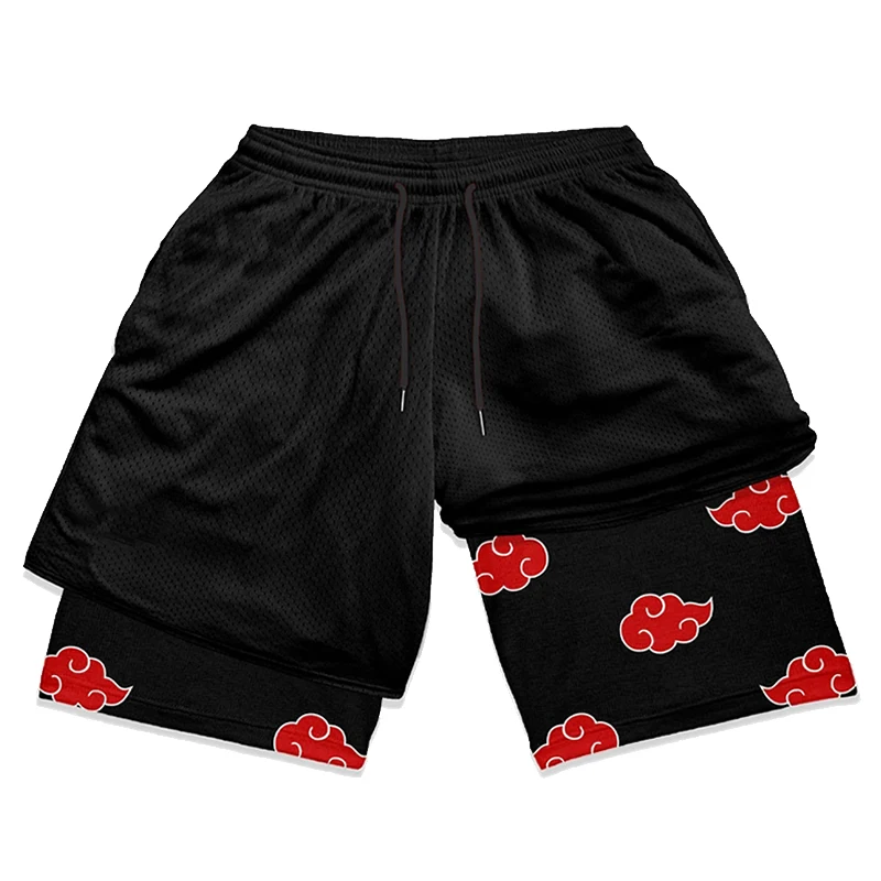 

Y2K Summer Men Streetwear Anime High Waist Oversize Breathable Gym Short Pants Training Fitness Workout Track Shorts Clothes