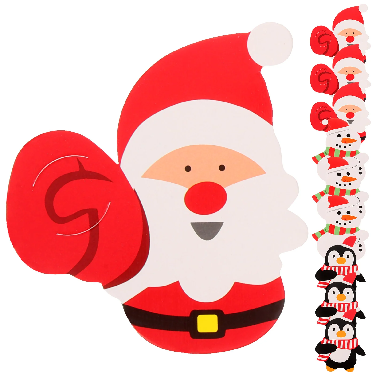 

150 Pcs Christmas Decoration Card Candy Packaging Paper Accessories Packing Cards
