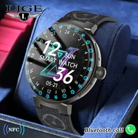 lige nfc smart watches bluetooth call sports fitness tracker heart rate sleep alarm clock ip67 waterproof multi dial smart watch