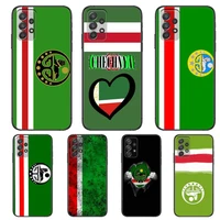 chechen national flag phone case hull for samsung galaxy a70 a50 a51 a71 a52 a40 a30 a31 a90 a20e 5g a20s black shell art cell c