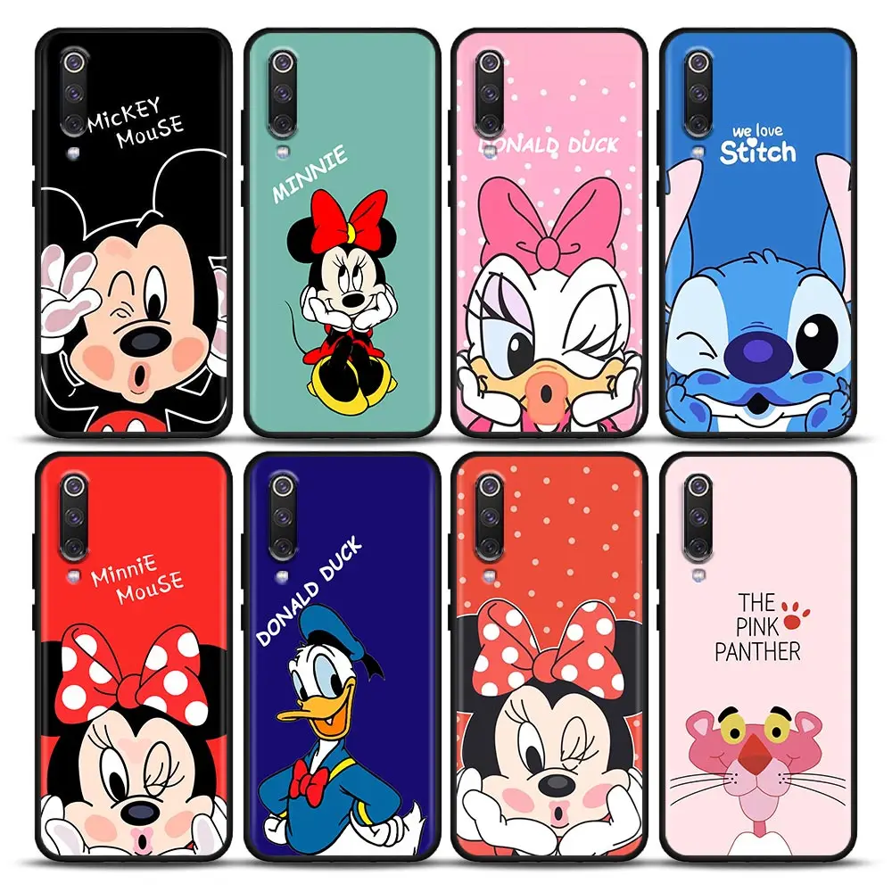 

Cartoon Mickey Minnie Stitch Phone Case for Xiaomi A2 8 9 SE 9T 10 10T 10S CC9 CC9E Note 10 Lite Pro 5G Fundas Case Coques Capa