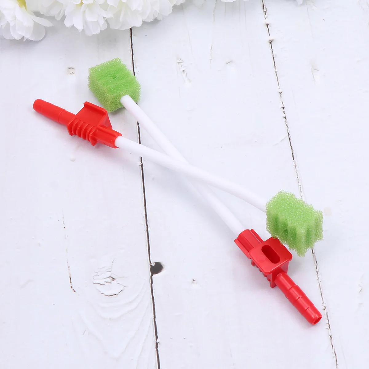 

10pcs Suction Swabs Suction Tube for Patients Cleaning Swabs Home Care Suction Sponge