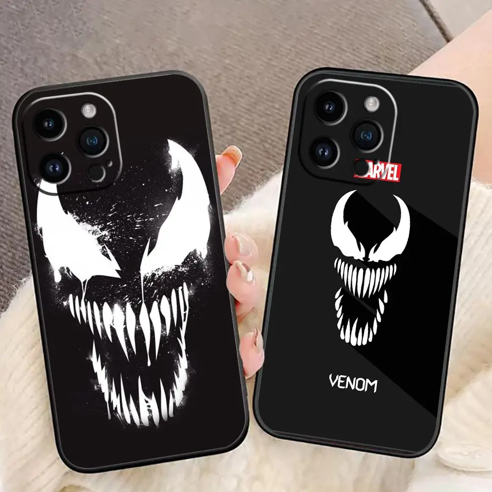 

Funda Coque Case For iphone Apple 14 13 12 11 Pro Capa XS Max Mini X XR SE 8 7 6S 6 Plus 5 5S Case Para Cover Marvel Venom Face