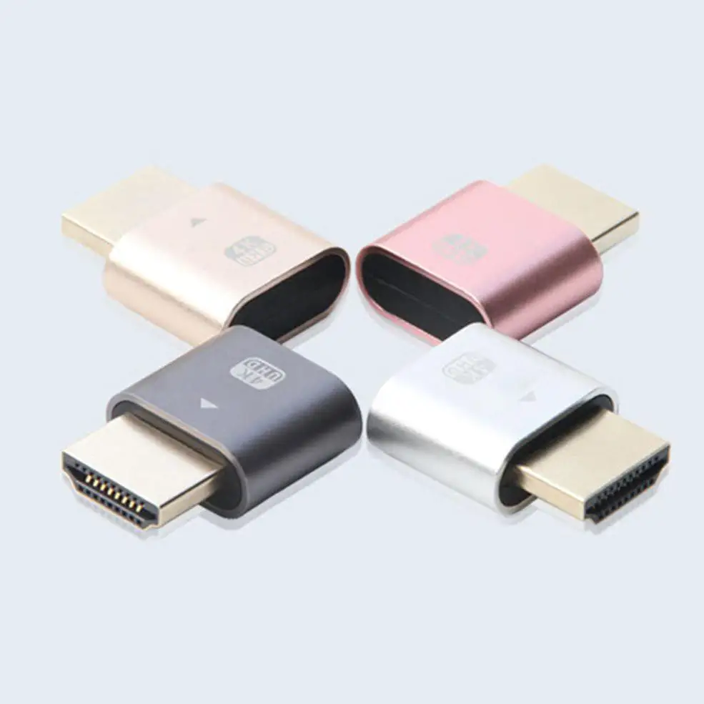 

Адаптер Виртуального дисплея высокой четкости 4K EDID Дисплей HDMI-совместимый адаптер для фотографий с поддержкой 3840x2160