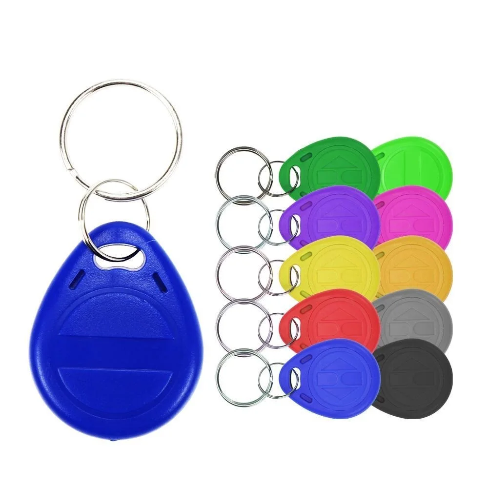 

50pcs EM4305 T5577 Blank Key Tag RFID Chip Ring Cards Tags Keytag 125 khz Copy Rewritable Writable Rewrite Duplicate 125khz