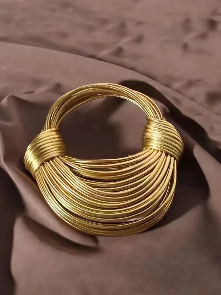 

Роскошная женская сумка-лапша из ткани с узлом, модель 2023 года