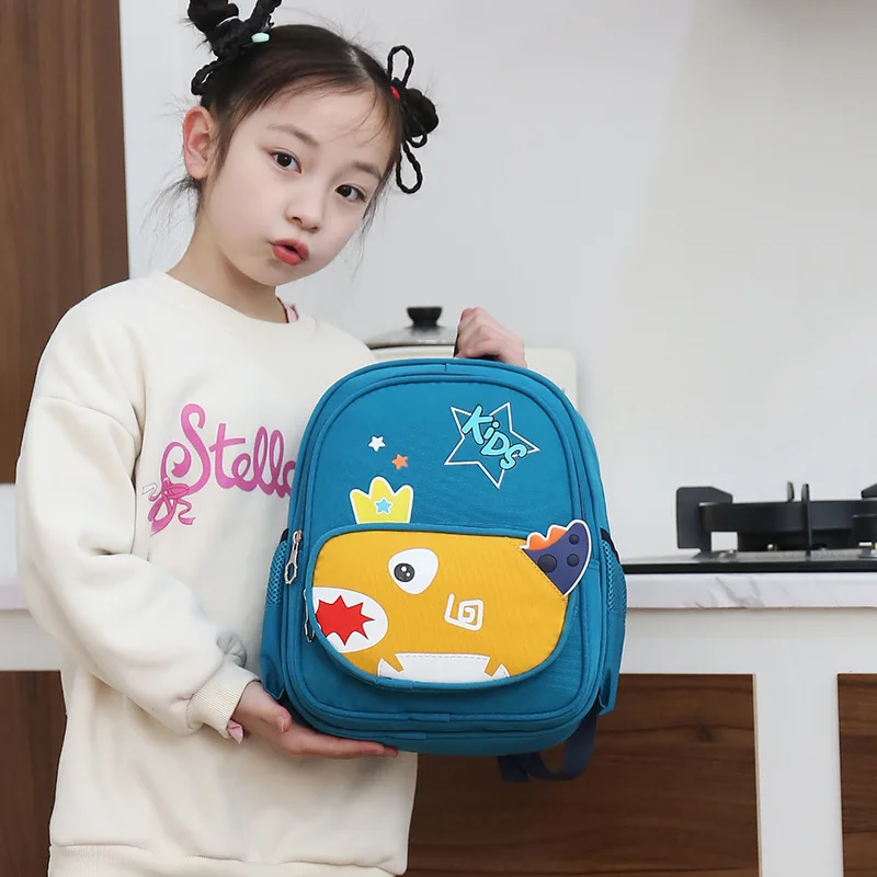 Children's Schoolbag Kindergarten Children Cartoon Backpack 3-6 Years Old Preschool Boys and Girls Load Reduction Backpack