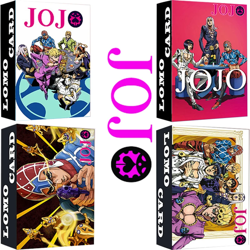 

30Pcs/ JOJO Lomo Card Bizarre Adventure Japanese Anime Classic Film and Television Animation Game Peripheral Collection Card
