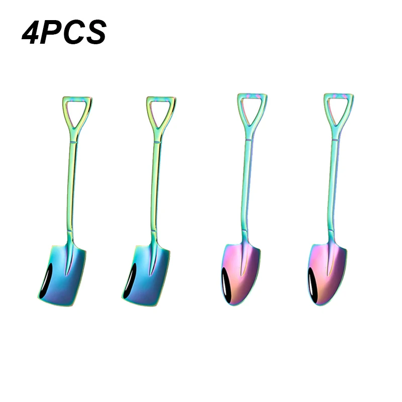 2/4 шт. чайные ложки из нержавеющей стали